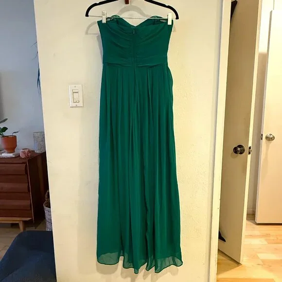 Badgley Mischka | Dresses | Badgley Mischka Strapless Gown | Poshmark